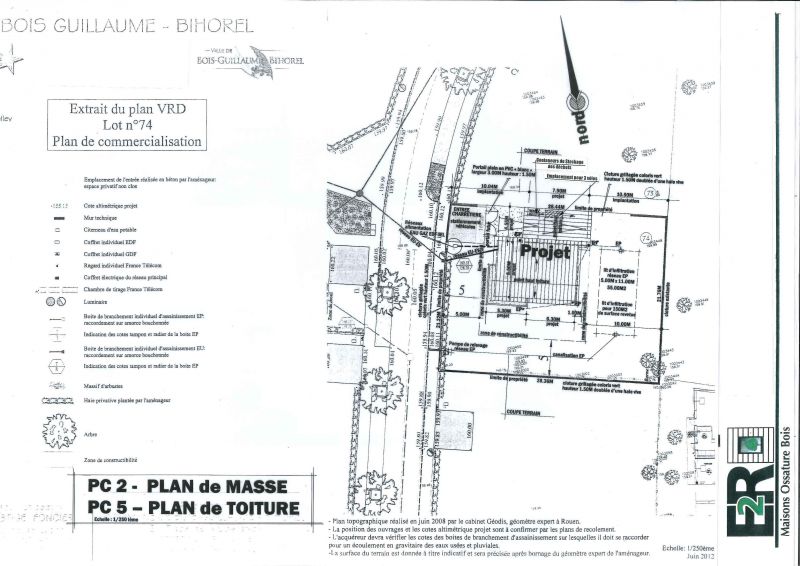 Construire une maison ossature RT 2012 à Bois-Guillaume, 76.